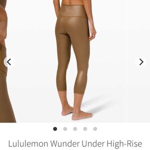 Lululemon Wunder under crop 23”